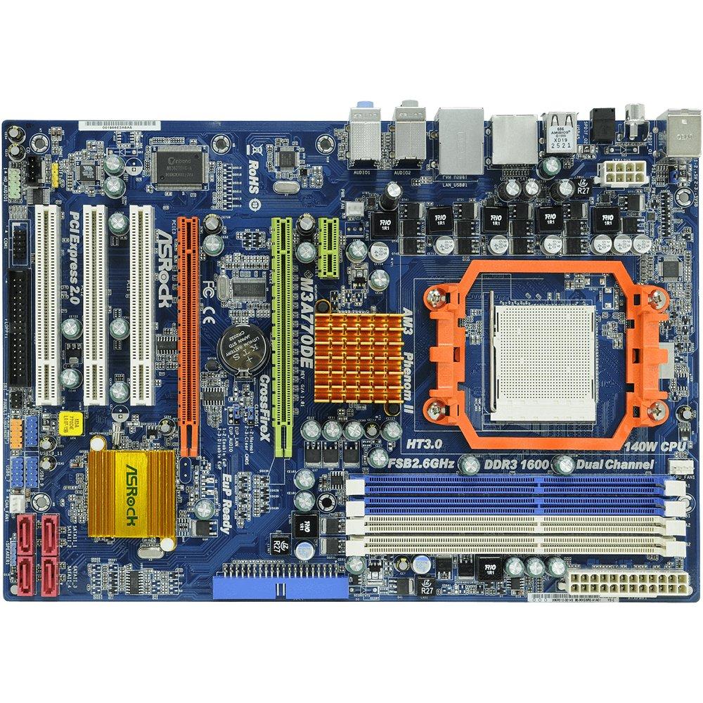 Foto 1 | Placa Madre Asrock M3a770de Zócalo Am3 Amd 770 Ddr3 Atx - Venta Internacional.