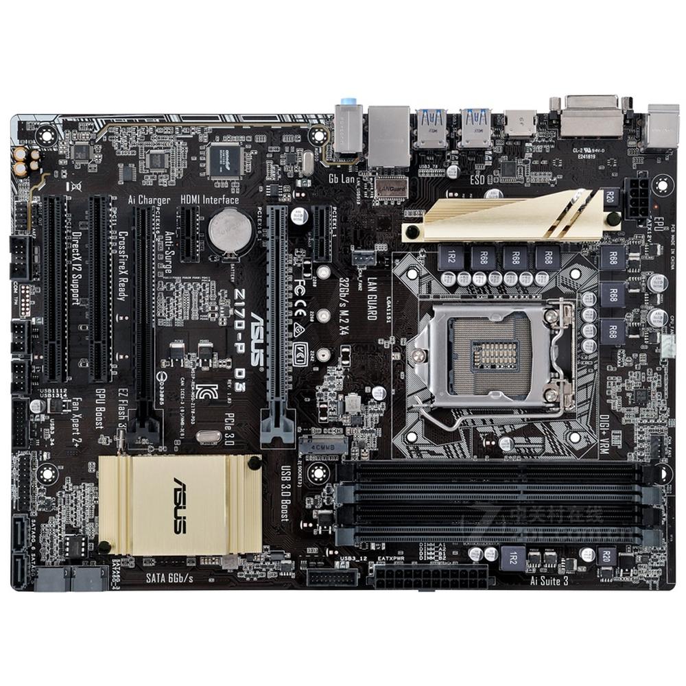 Foto 2 pulgar | Placa Madre Asus Z170-p D3 Lga 1151 Intel Z170 Ddr3 Atx - Venta Internacional.