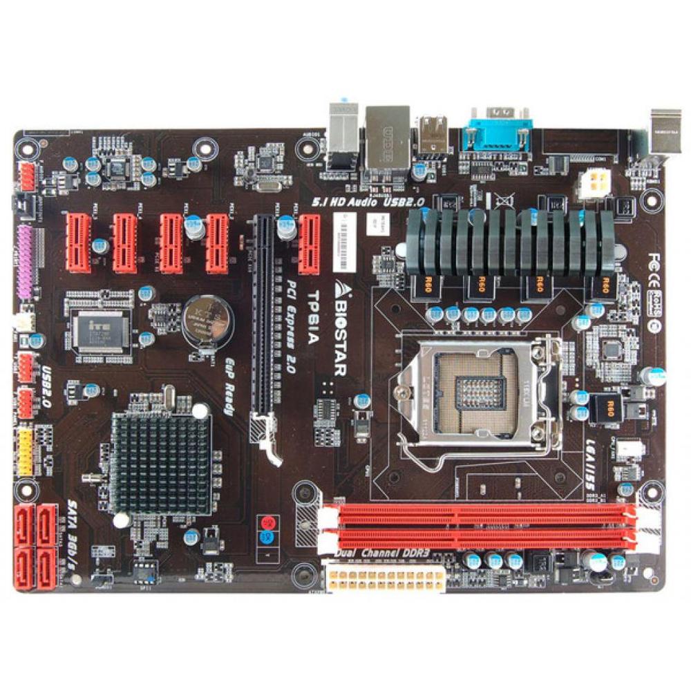 Foto 1 | Placa Madre Biostar Tp61a Lga 1155 Intel H61 Ddr3 Atx - Venta Internacional.