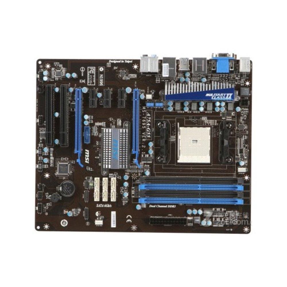 Placa Madre Msi A75a-g55 Socket Fm1 Amd A75 Ddr3 Atx - Venta Internacional. $1,679