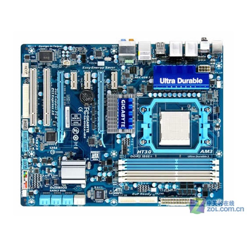 Foto 2 pulgar | Placa Madre Gigabyte Ga-890xa-ud3 Socket Am3 Amd 790x Ddr3 Atx - Venta Internacional.