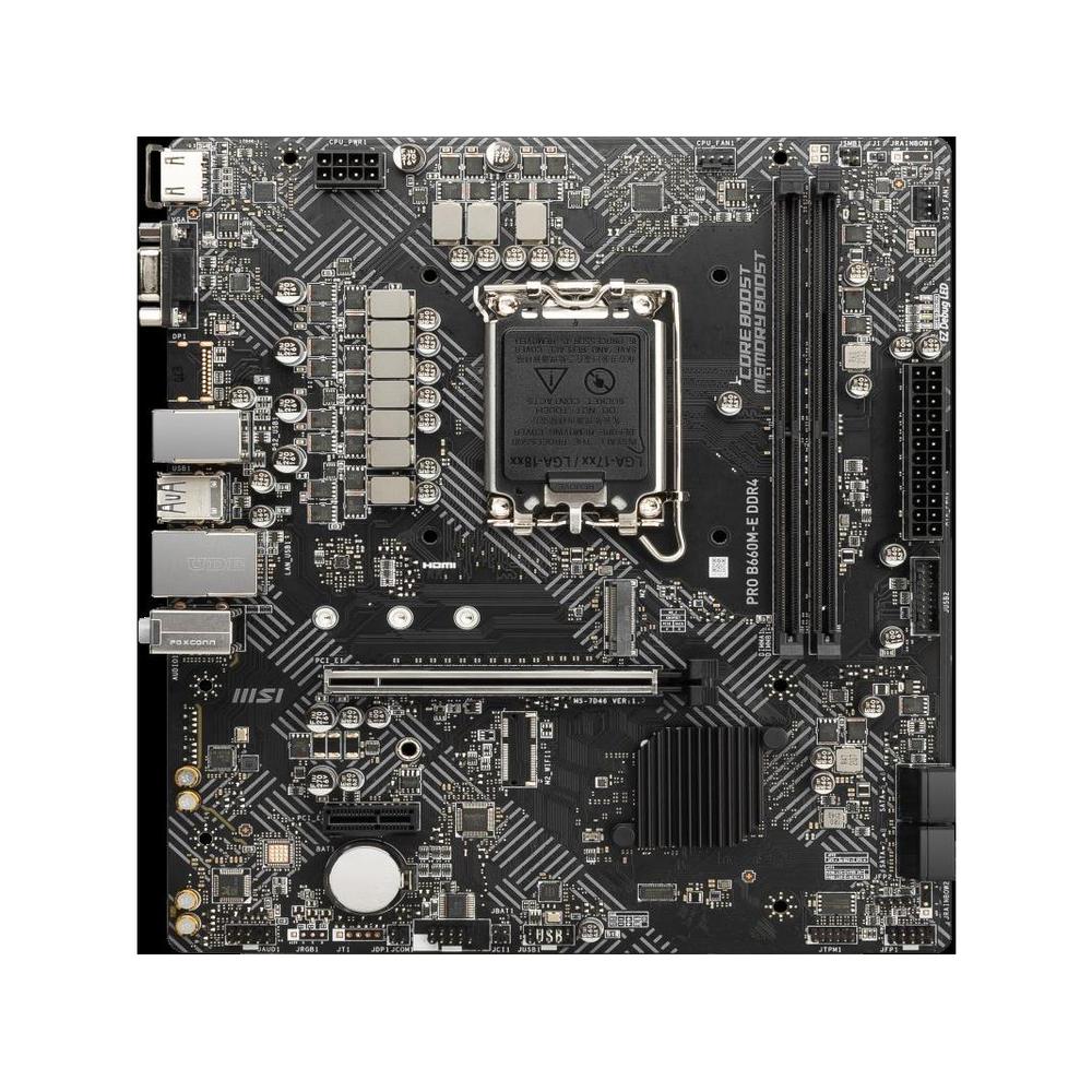 Foto 2 pulgar | Placa Madre Msi Pro B660m-e Ddr4 Lga 1700 Micro Atx Con 64 Gb - Venta Internacional.