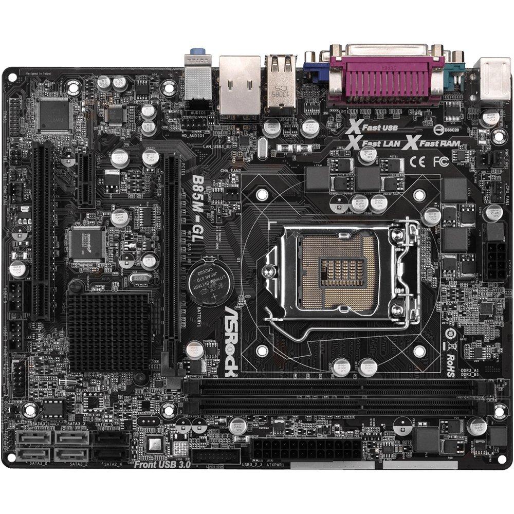 Foto 2 pulgar | Placa Madre Asrock B85m-gl Lga 1150 Intel B85 Ddr3 Micro Atx - Venta Internacional.