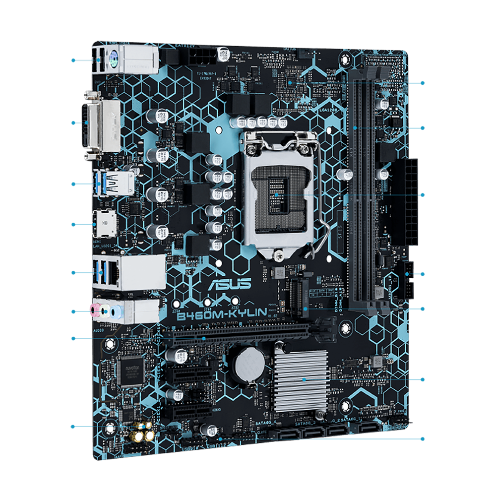 Foto 2 pulgar | Placa Madre Asus B460m-kylin Lga 1200 Intel B460 Ddr4 Micro Atx - Venta Internacional.