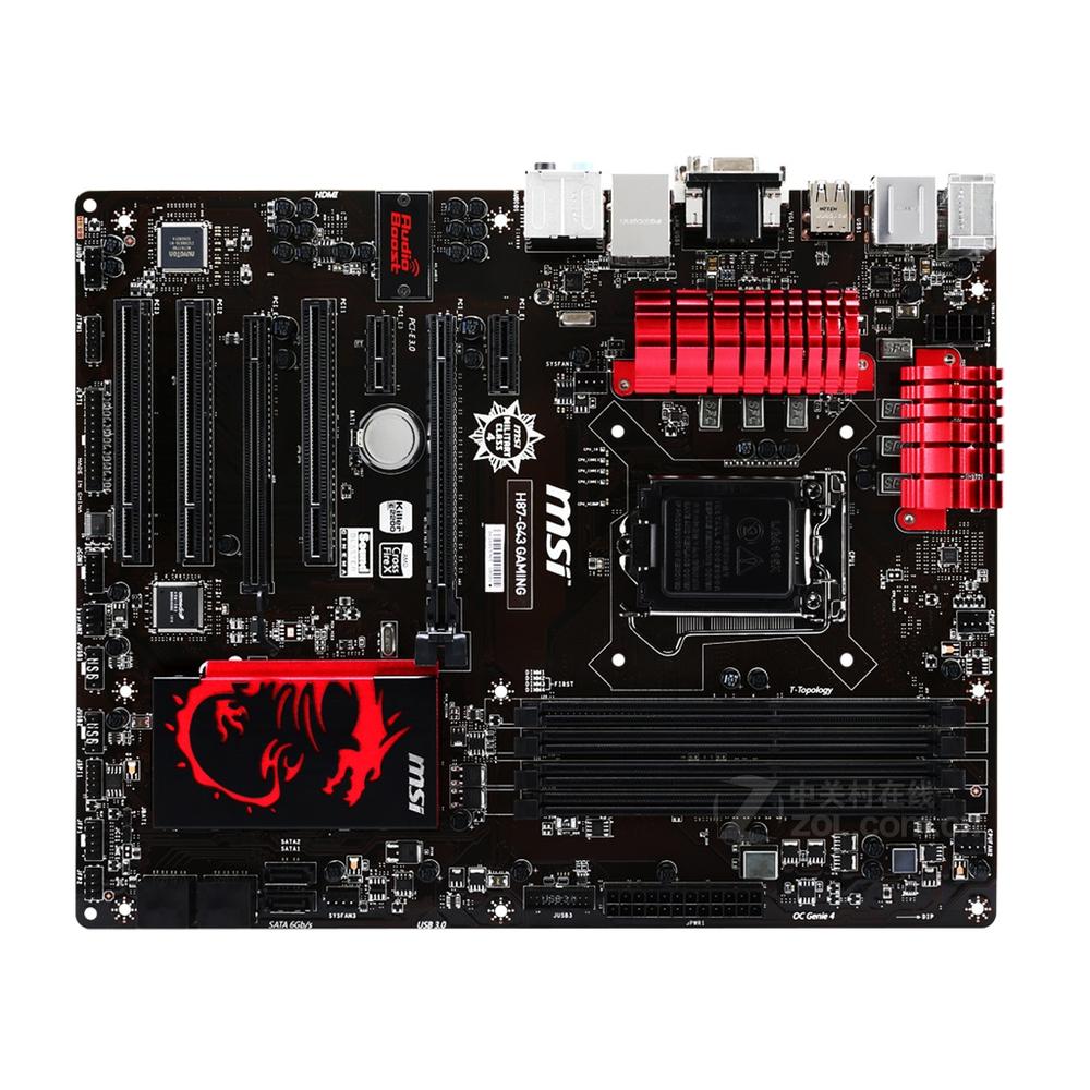 Foto 2 pulgar | Placa Madre Msi Zh87-g43 Gaming Lga 1150 Intel H87 Ddr3 Atx - Venta Internacional.