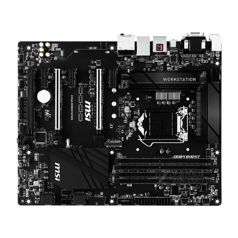 Foto 2 pulgar | Placa Madre Msi C236a Estación De Trabajo Lga 1151 Intel C236 Ddr4 - Venta Internacional.