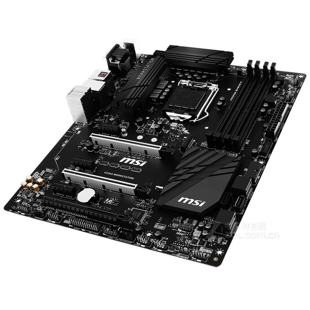 Foto 3 pulgar | Placa Madre Msi C236a Estación De Trabajo Lga 1151 Intel C236 Ddr4 - Venta Internacional.