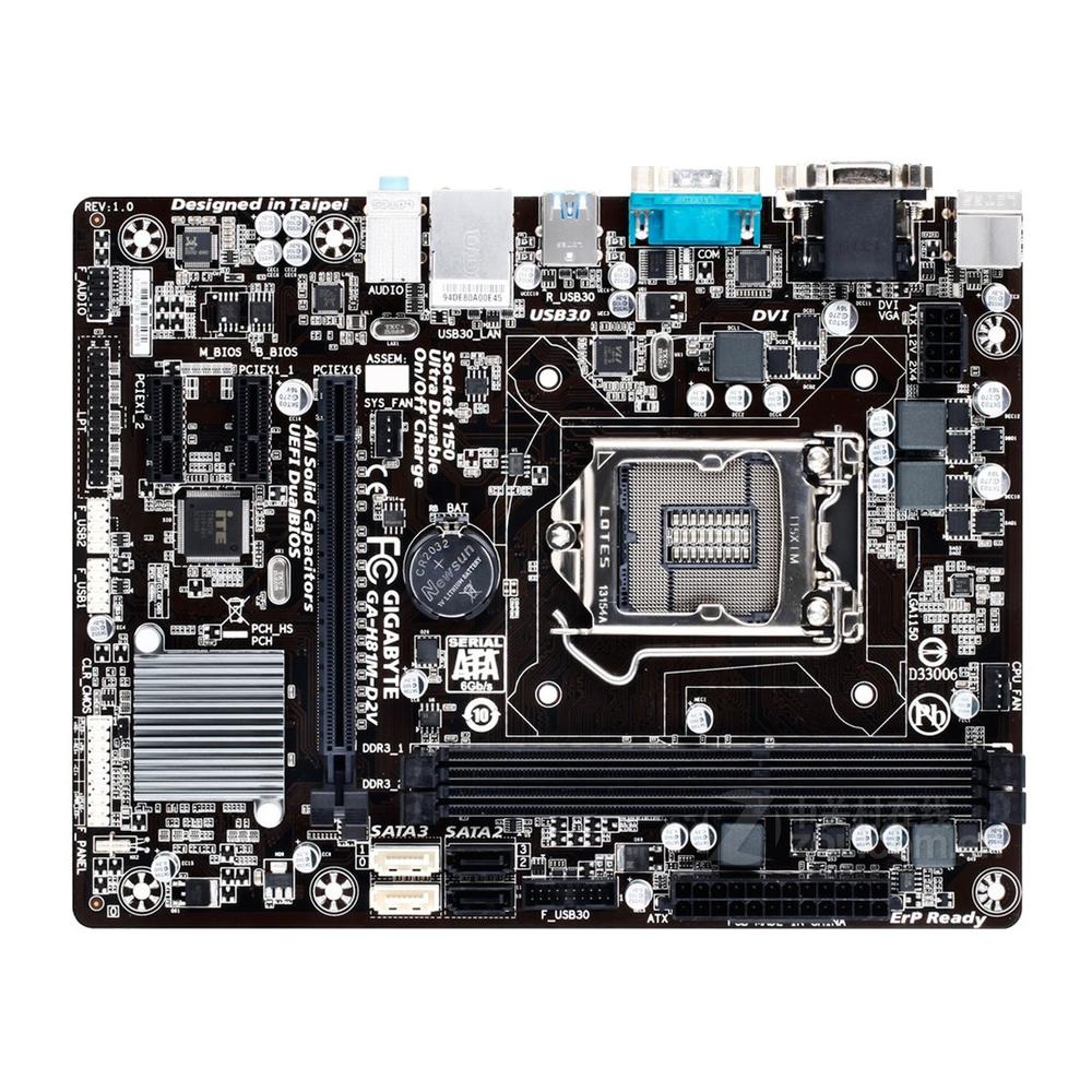 Foto 1 | Placa Madre Gigabyte Ga-h81m-d2v Lga 1150 Intel H81 Ddr3 - Venta Internacional.