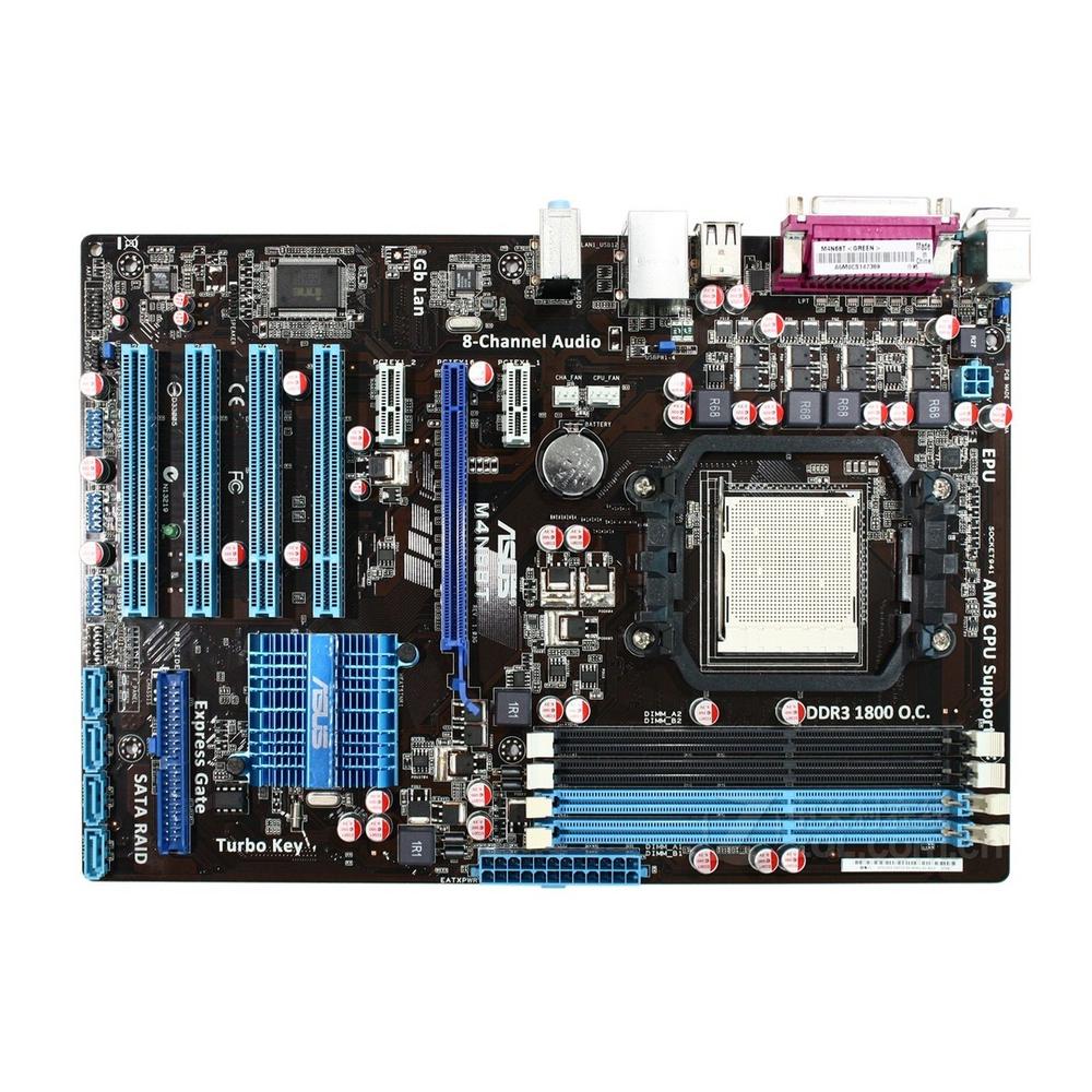 Foto 2 pulgar | Placa Base Asus M4n68t Con Conector Am3 Nvidia Nforce 6100-405 Ddr3 - Venta Internacional.