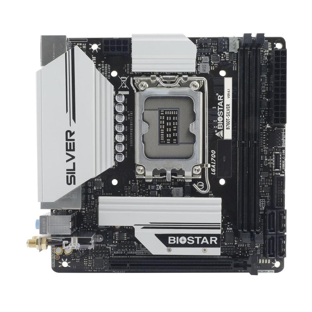 Foto 2 pulgar | Placa Madre Biostar B760t-silver Lga 1700 Ddr5 64 Gb Mini-itx - Venta Internacional.