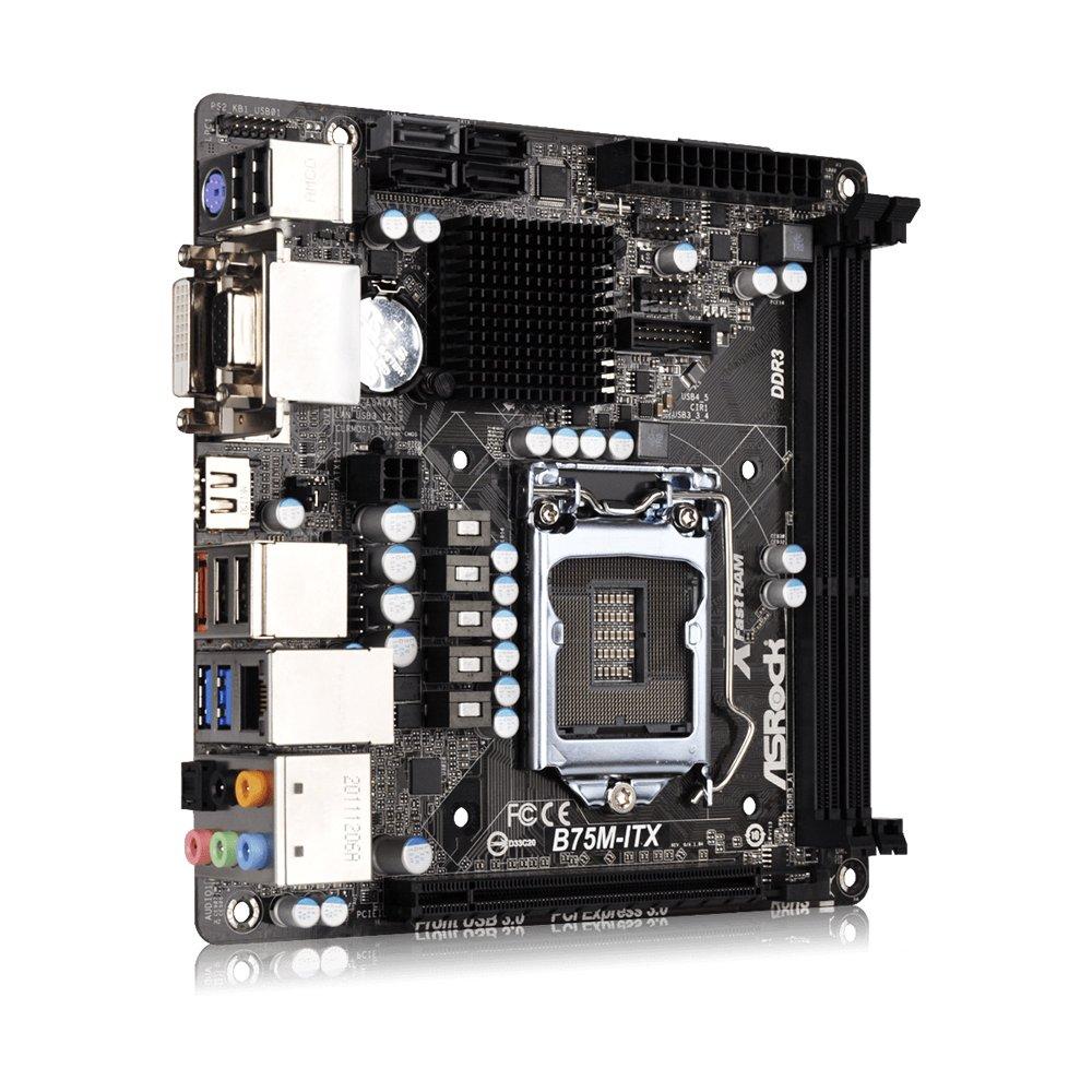 Foto 3 pulgar | Placa Madre Asrock B75m-itx Lga 1155 Intel B75 Ddr3 Mini-itx - Venta Internacional.