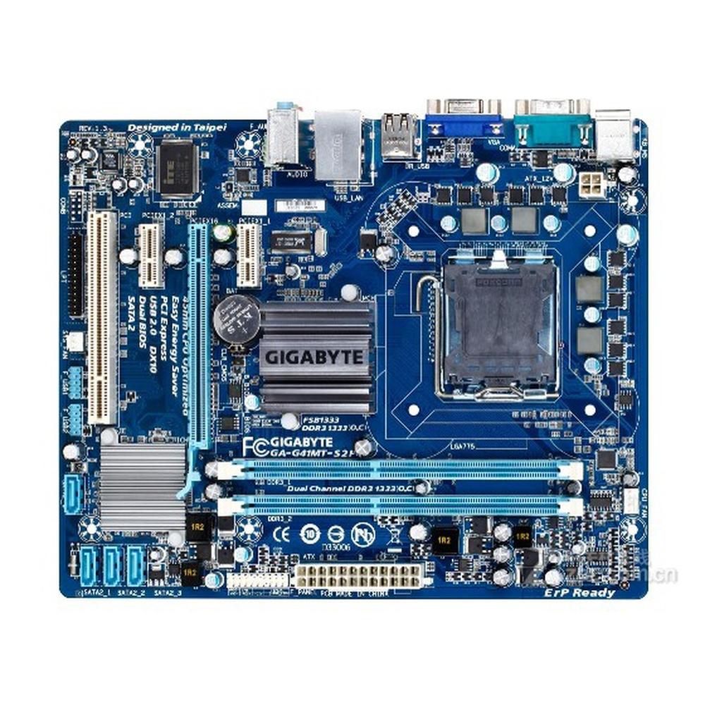 Foto 2 pulgar | Placa Madre Gigabyte Ga-g41mt-s2p Lga 775 Intel G41 Ddr3 Micro Atx - Venta Internacional.