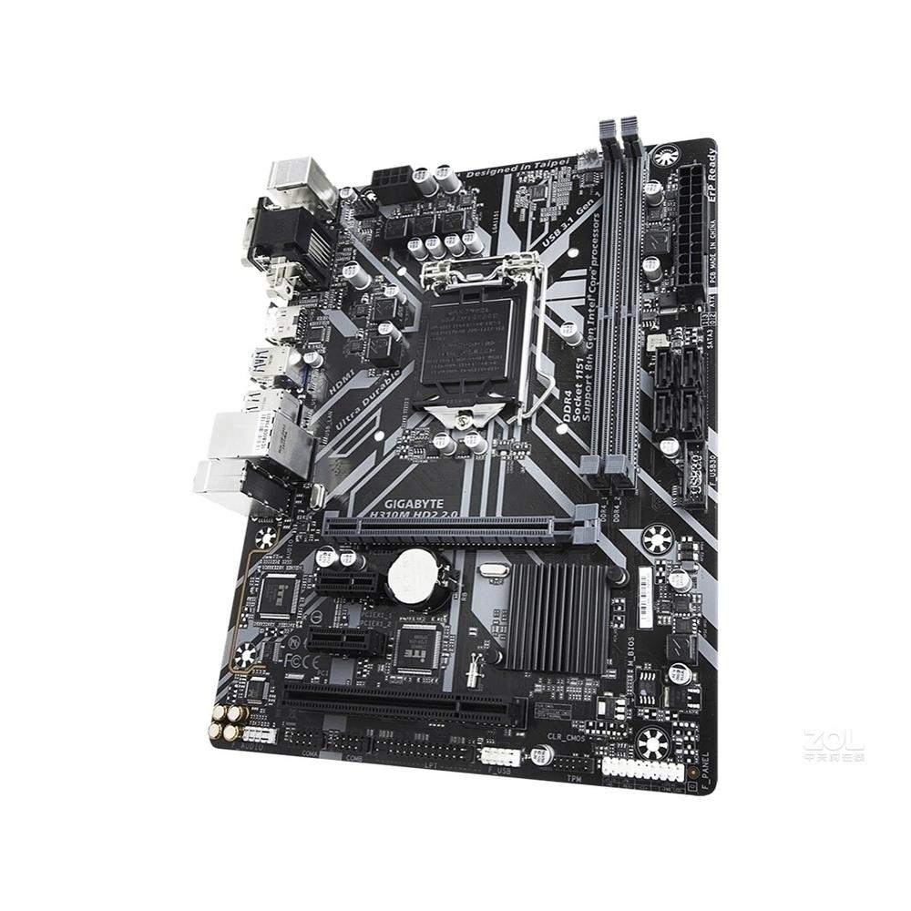 Foto 3 pulgar | Placa Madre Gigabyte H310m Hd2 2.0 Lga 1151 Intel H310 Ddr4 - Venta Internacional.