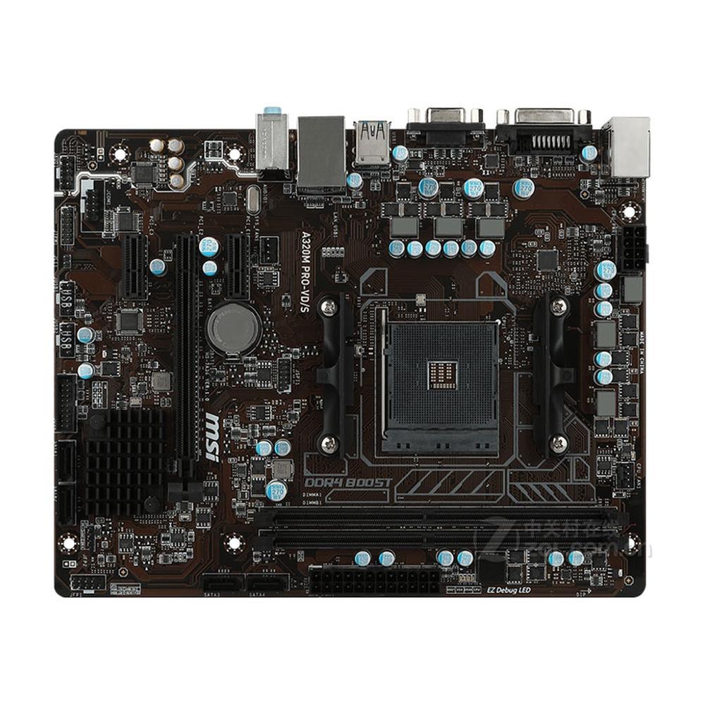 Placa Madre Msi A320m Pro-vd/s Socket Am4 Amd A320 Ddr4 - Venta Internacional. $1,796