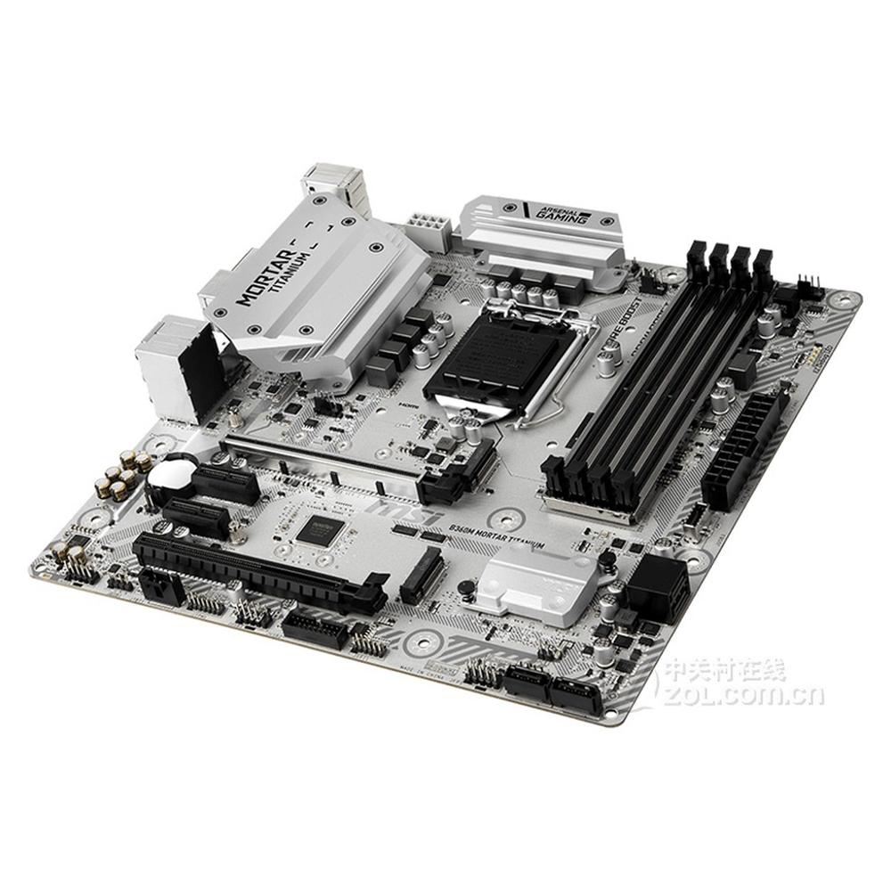 Foto 2 | Placa Madre Msi B360m Mortar Titanium Lga 1151 Ddr4 Micro Atx - Venta Internacional.