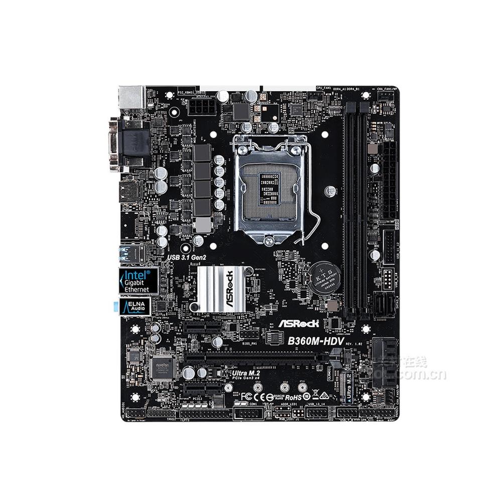Foto 3 pulgar | Placa Madre Asrock B360m-hdv Lga 1151 Intel B360 Ddr4 32 Gb - Venta Internacional.