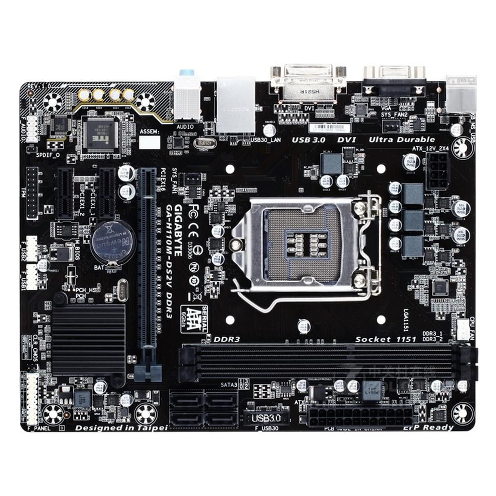 Foto 2 pulgar | Placa Madre Gigabyte H110m-ds2v Ddr3 (rev.1.0) Lga 1151 - Venta Internacional.