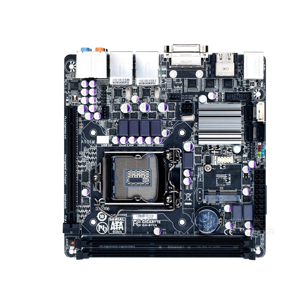 Foto 2 pulgar | Placa Madre Gigabyte Ga-b75n Lga 1155 Intel B75 Ddr3 Mini-itx - Venta Internacional.
