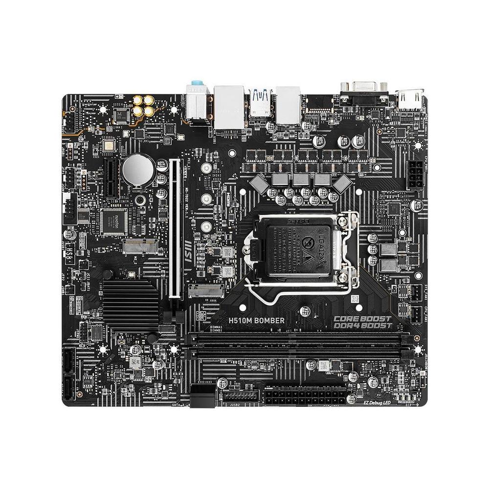 Foto 3 pulgar | Placa Madre Msi H510m Bomber Lga 1200 Intel H510 Ddr4 Micro Atx - Venta Internacional.