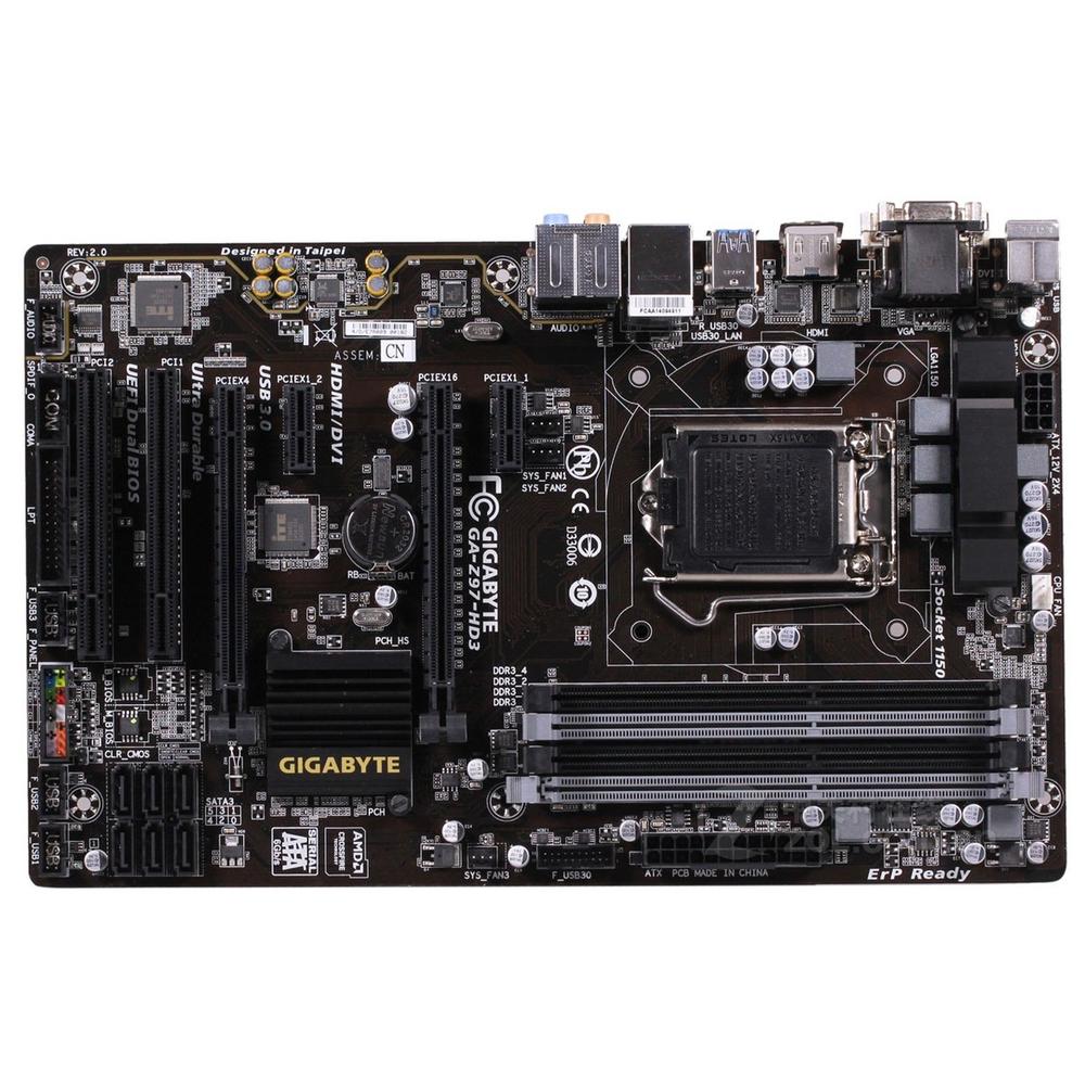 Foto 1 | Placa Madre Gigabyte Ga-z97-hd3 (rev.2.0) Lga 1150 Ddr3 Atx - Venta Internacional.