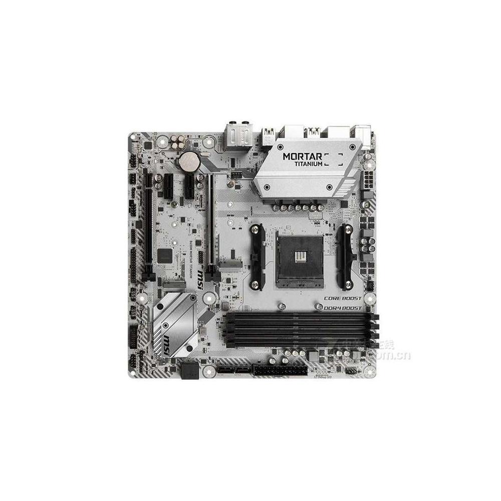 Foto 2 pulgar | Placa Base Msi B450m Mortar Titanium Socket Am4 Ddr4 Micro Atx - Venta Internacional.