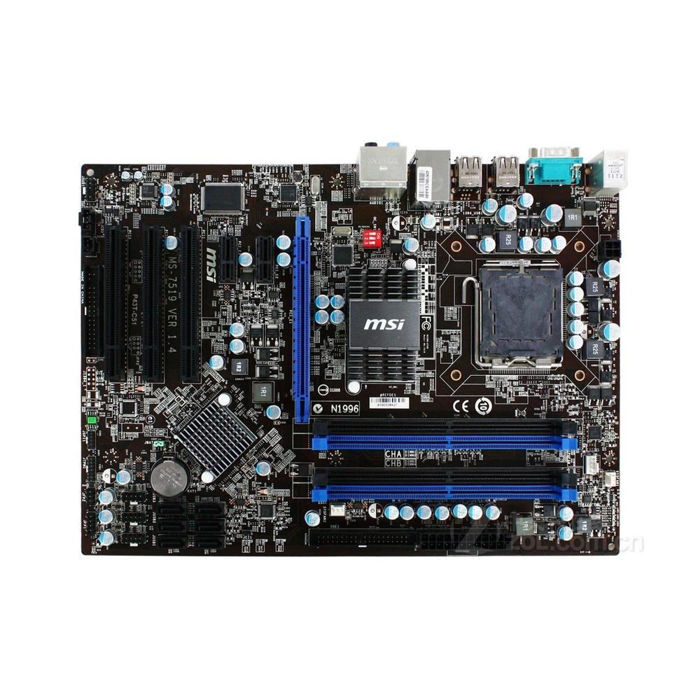 Foto 2 pulgar | Placa Madre Msi P43t-c51 Lga 775 Intel P43 Ddr2 Atx - Venta Internacional.