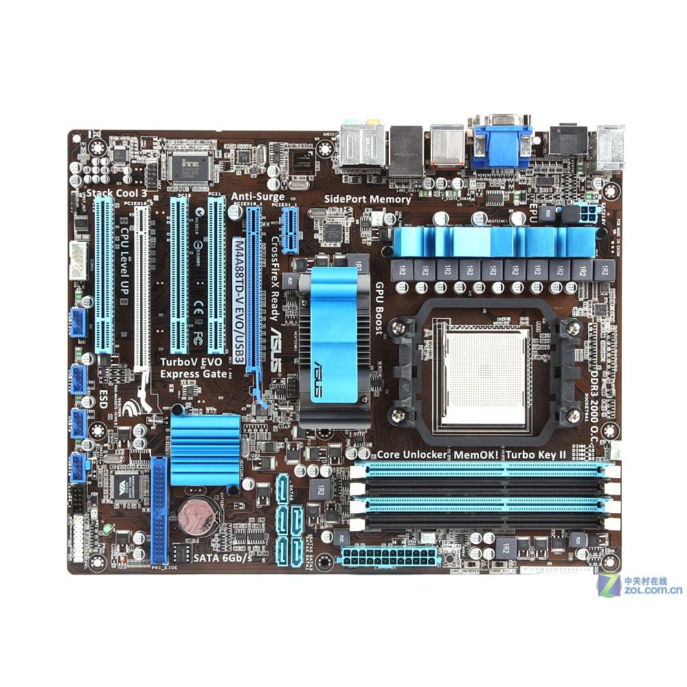 Foto 2 pulgar | Placa Base Asus M4a88td-v Evo/usb3 Con Conector Am3 Amd 880g Ddr3 - Venta Internacional.