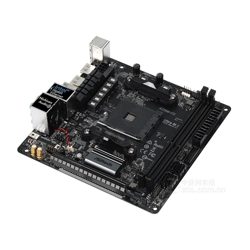 Foto 4 pulgar | Placa Madre Asrock A320m-itx Socket Am4 Ddr4 Mini-itx Usada - Venta Internacional.