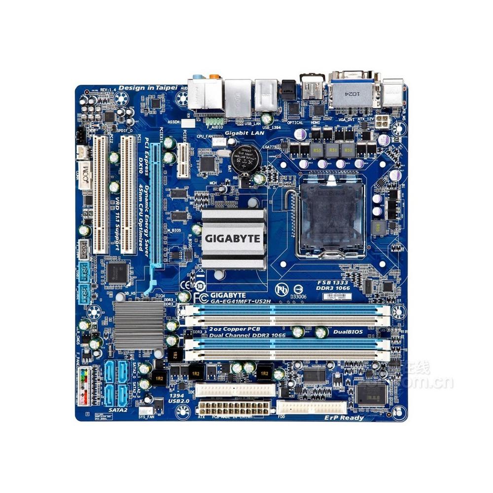 Foto 2 pulgar | Placa Madre Gigabyte Ga-eg41mft-us2h (rev.1.4) Lga 775 Ddr3 - Venta Internacional.