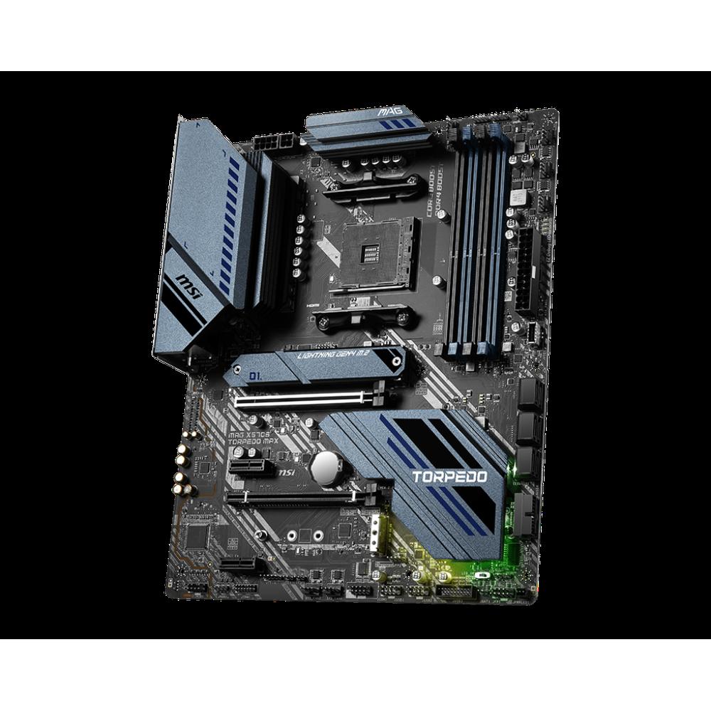 Foto 2 | Placa Madre Msi Mag X570s Torpedo Max Socket Am4 Amd X570 Ddr4 - Venta Internacional.