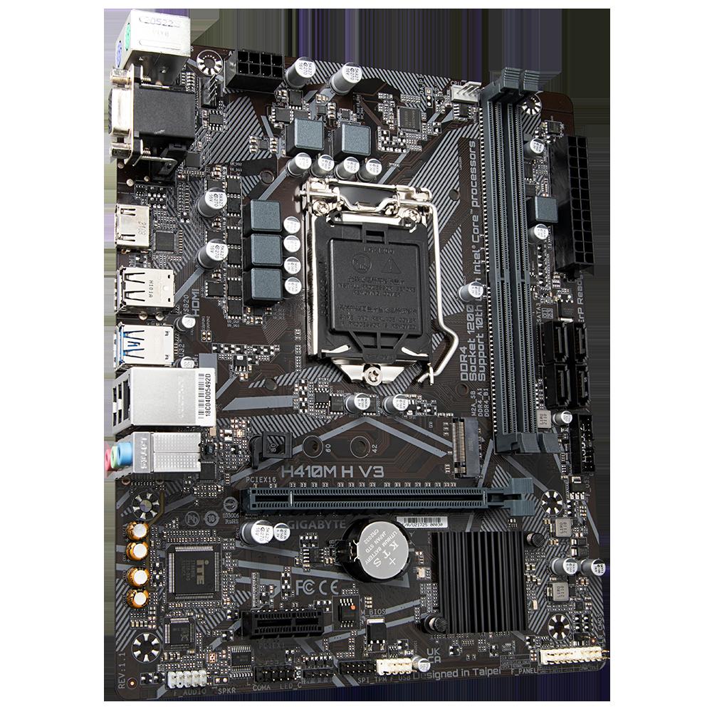 Foto 3 pulgar | Placa Madre Gigabyte H410m H V3 Lga1200 Intel H410 Ddr4 64 Gb - Venta Internacional.