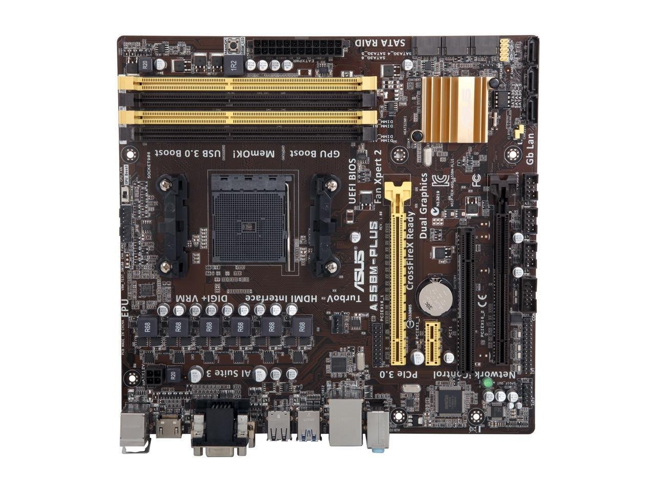 Foto 1 | Placa Base Asus A55bm-plus Con Conector Fm2+ Amd A55 Ddr3 Micro Atx - Venta Internacional.
