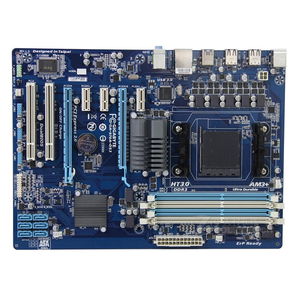 Foto 2 pulgar | Placa Madre Gigabyte Ga-970a-ds3 Socket Am3+ Amd 970 Ddr3 Atx - Venta Internacional.