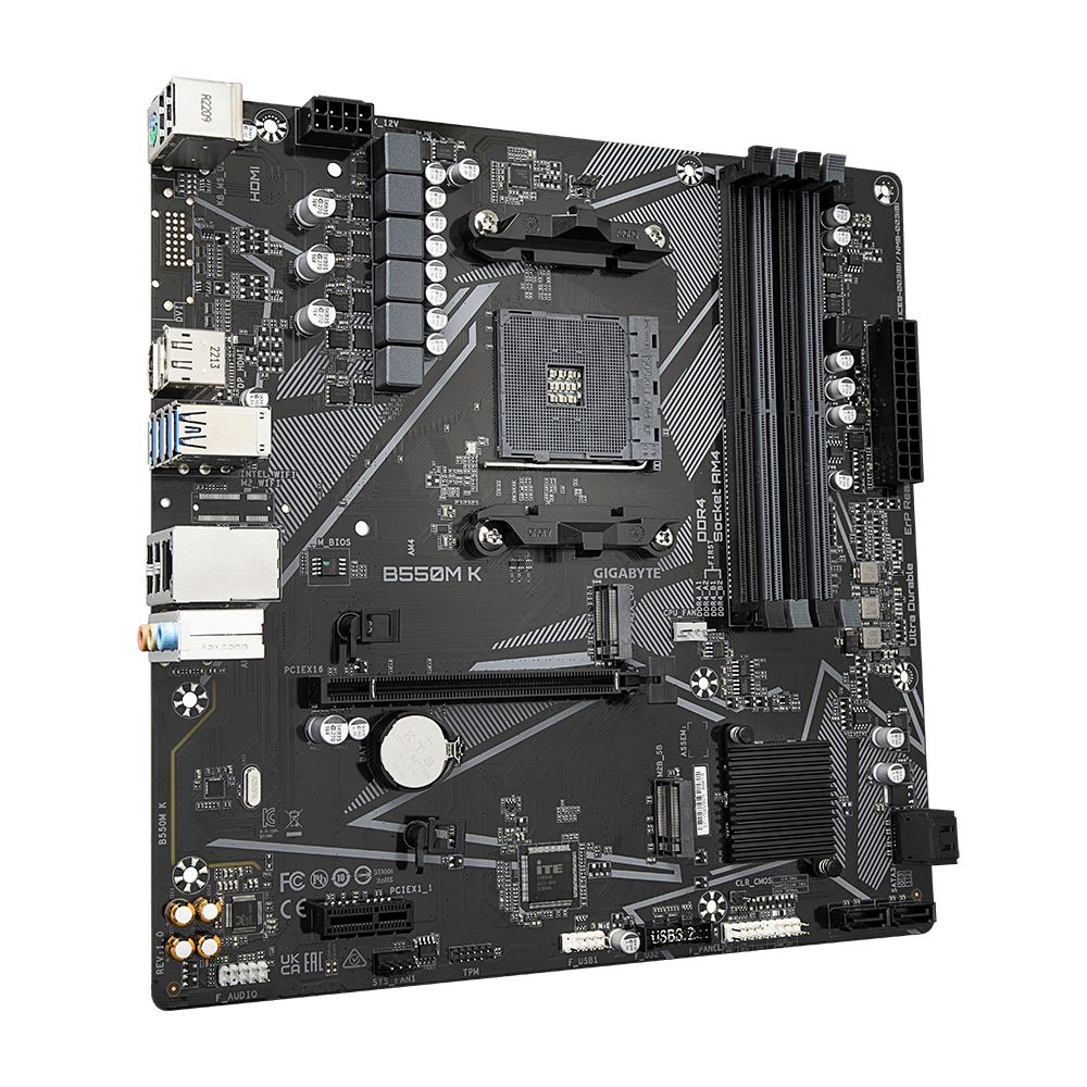 Foto 3 pulgar | Placa Madre Gigabyte Ga-b550m K Amd Am4 B550 Ddr4 Micro Atx - Venta Internacional.