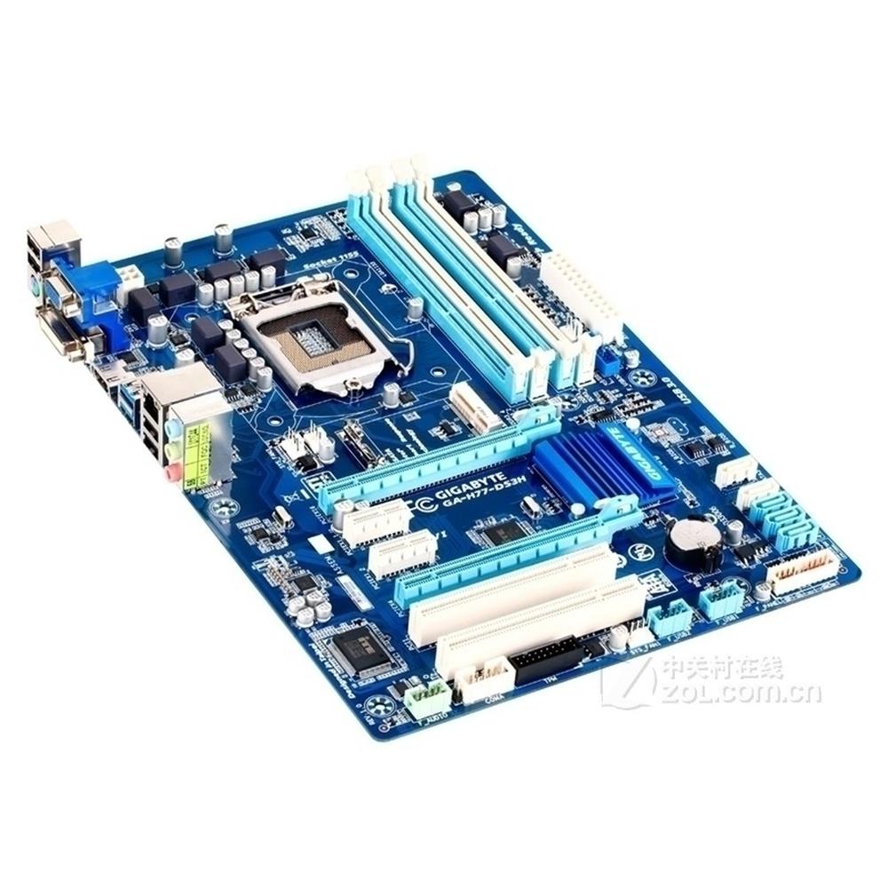 Foto 4 pulgar | Placa Madre Gigabyte Ga-h77-ds3h Lga 1155 Intel H77 Ddr3 Atx - Venta Internacional.