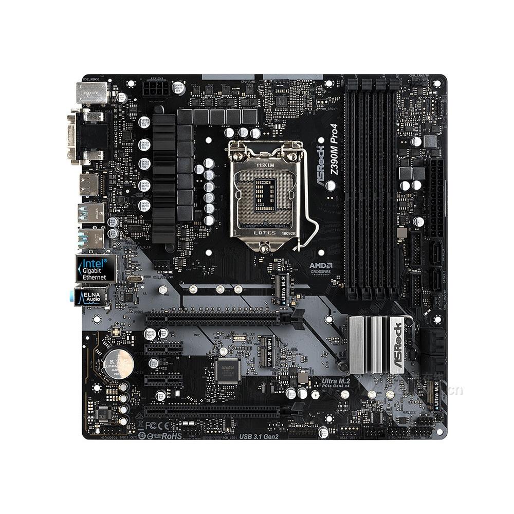 Foto 2 pulgar | Placa Madre Asrock Z390m Pro4 Lga 1151 Intel Z390 Ddr4 128 Gb - Venta Internacional.