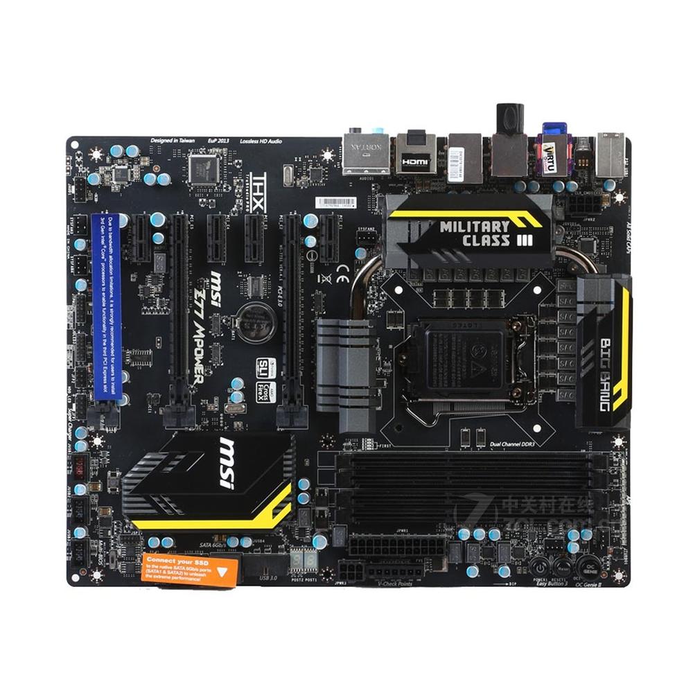 Foto 2 pulgar | Placa Madre Msi Z77 Mpower Lga 1155 Intel Z7 Ddr3 Atx - Venta Internacional.