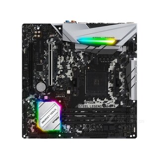 Foto 1 | Placa Base Asrock B450m Steel Legend Socket Am4 Ddr4 Micro Atx - Venta Internacional.