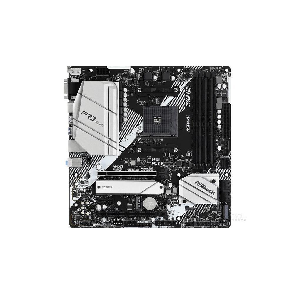 Foto 2 pulgar | Placa Base Asrock B550m Pro4 Socket Am4 Amd B550 Ddr4 Micro Atx - Venta Internacional.