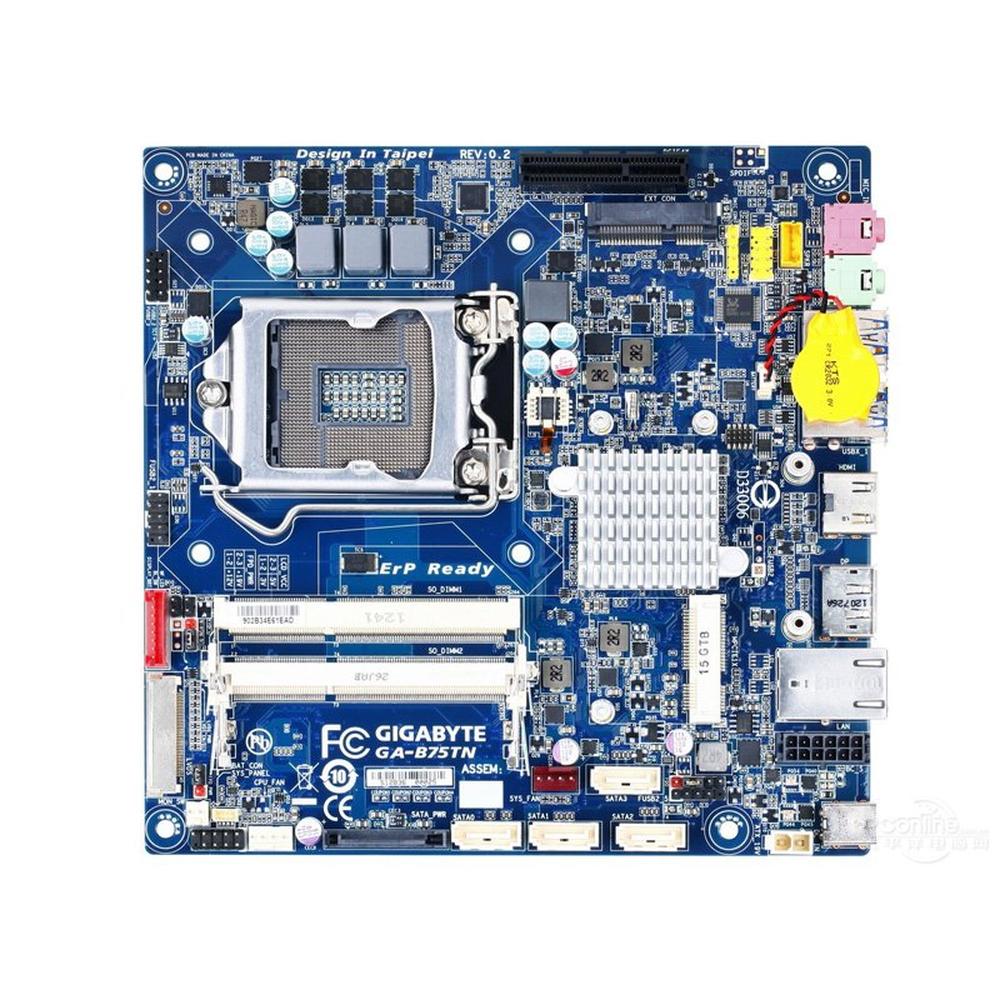 Foto 2 pulgar | Placa Madre Gigabyte Ga-b75tn Lga 1155 Intel B75 Ddr3 Mini-itx - Venta Internacional.