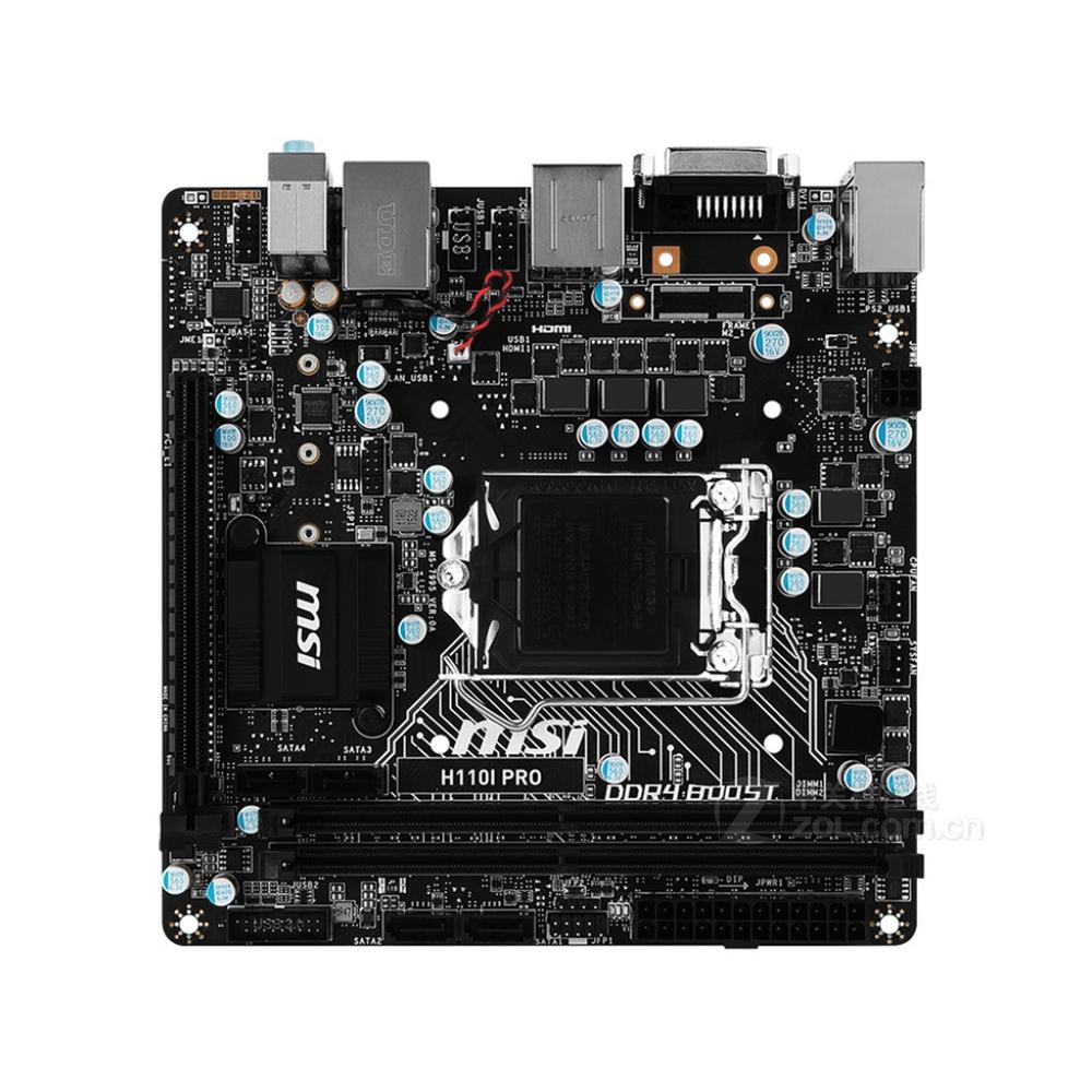 Foto 2 pulgar | Placa Madre Msi H110i Pro Lga 1151 Intel H110 Ddr4 Mini-itx - Venta Internacional.