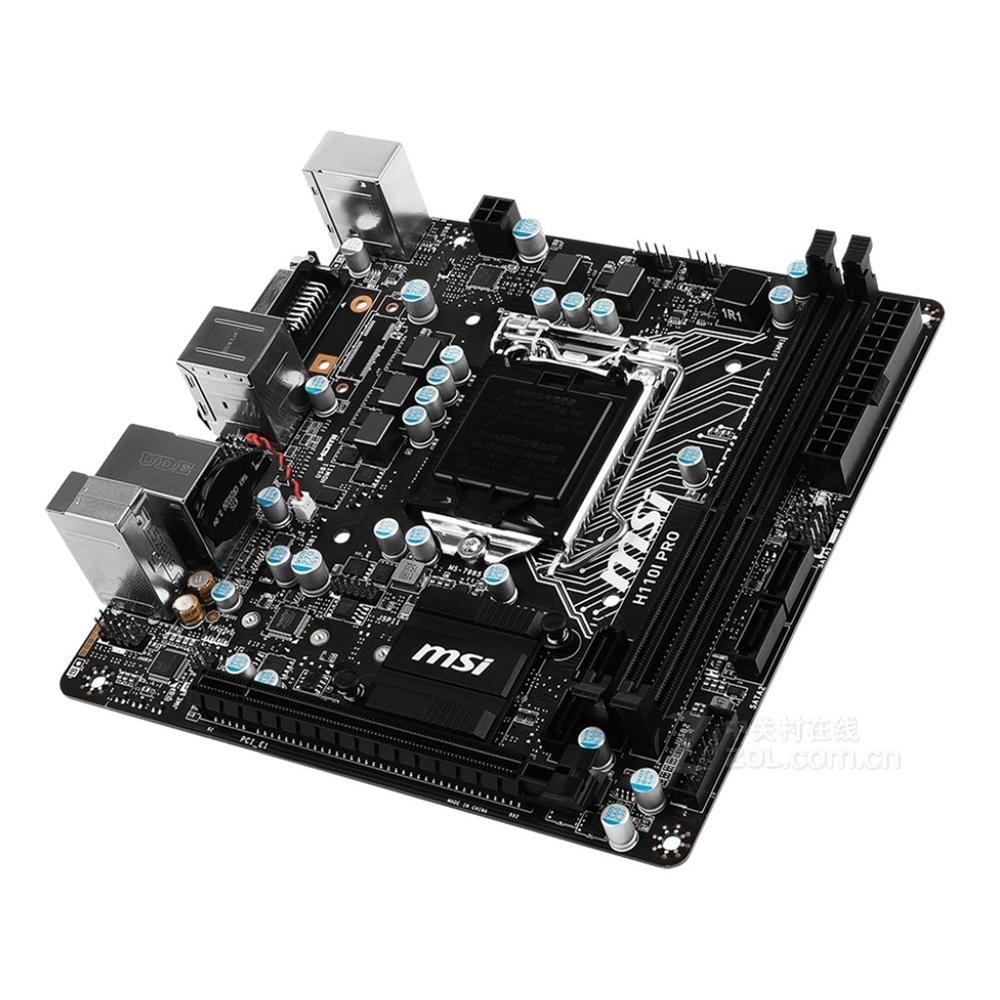 Foto 3 pulgar | Placa Madre Msi H110i Pro Lga 1151 Intel H110 Ddr4 Mini-itx - Venta Internacional.