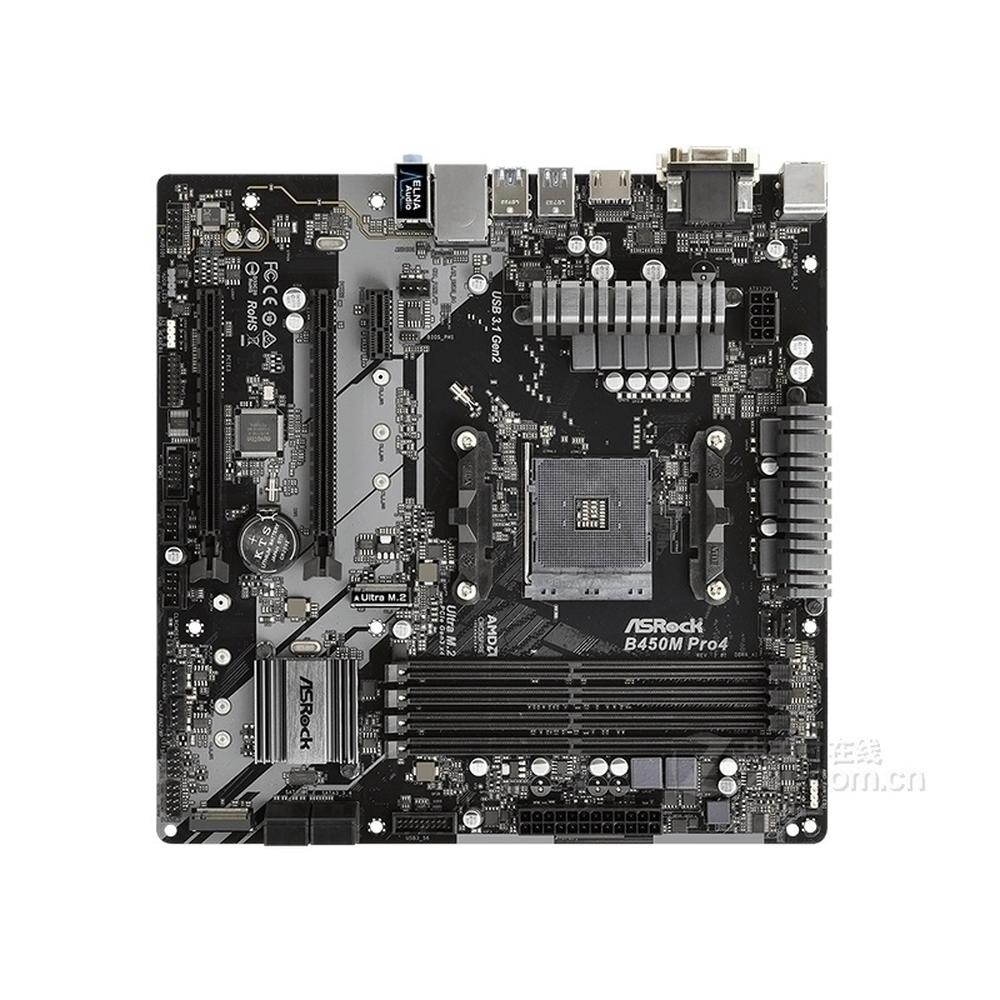 Foto 2 pulgar | Placa Madre Asrock B450m Pro4 Socket Am4 Amd B450 Ddr4 - Venta Internacional.