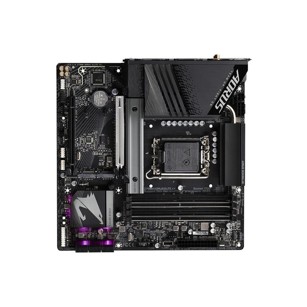 Foto 3 pulgar | Placa Base Gigabyte Z790m Aorus Elite Ax Lga 1700 Ddr5 - Venta Internacional.