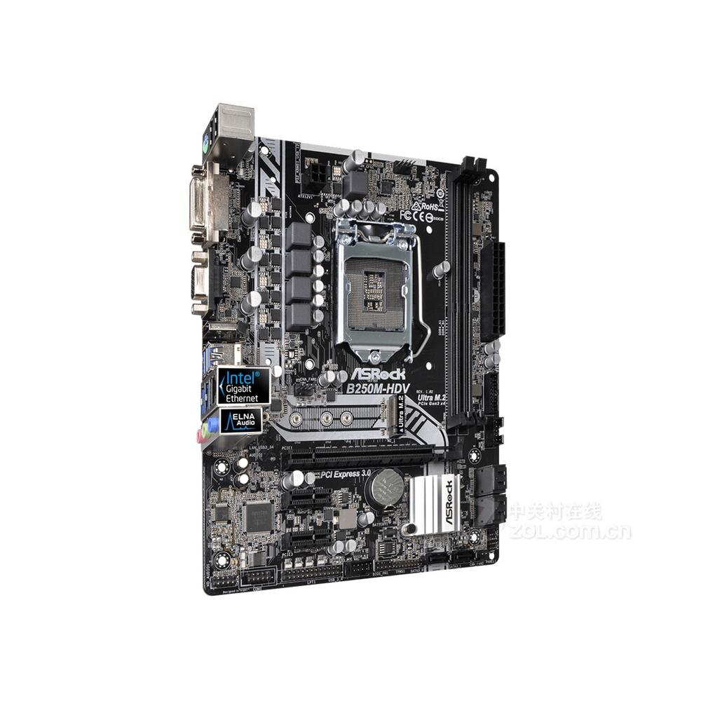 Foto 4 pulgar | Placa Madre Asrock B250m-hdv Lga 1151 Intel B250 Ddr4 Micro Atx - Venta Internacional.