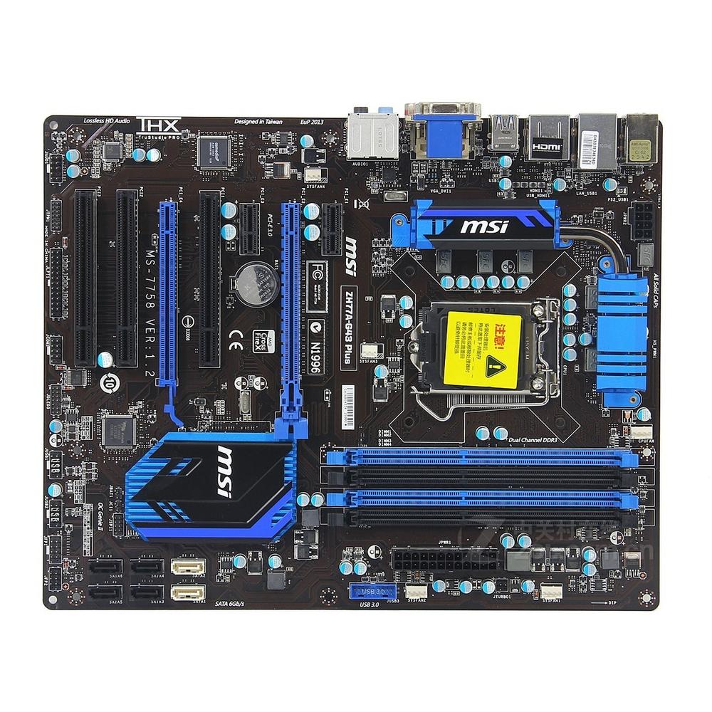 Foto 2 pulgar | Placa Madre Msi Zh77a-g43 Plus Lga 1155 Intel H77 Ddr3 Atx - Venta Internacional.