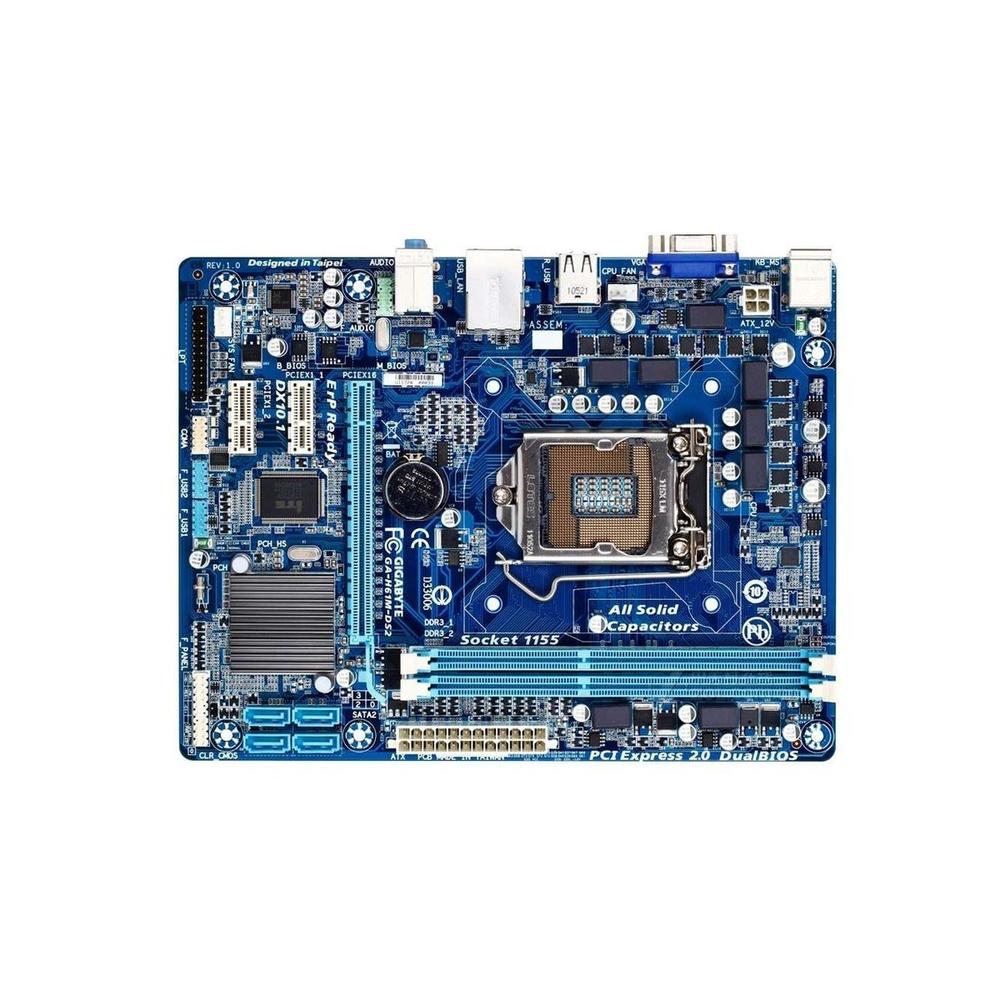 Foto 2 pulgar | Placa Madre Gigabyte H61m-ds2 Lga 1155 Intel H61 Ddr3 Micro Atx - Venta Internacional.