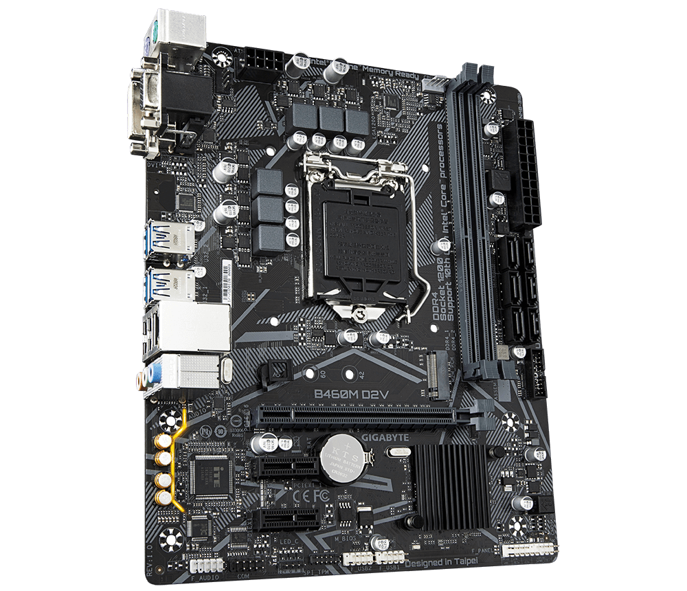 Foto 2 | Placa Madre Gigabyte Ga-b460m D2v Lga 1200 Intel B460 Ddr4 - Venta Internacional.