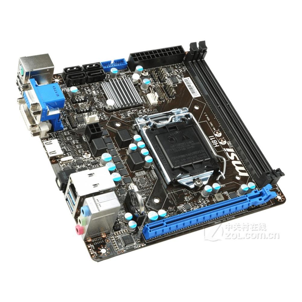 Foto 4 pulgar | Placa Madre Msi H81i Lga 1150 Intel H81 Ddr3 Mini-itx Usada - Venta Internacional.