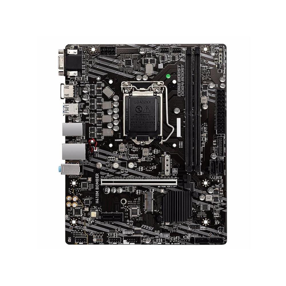 Foto 2 pulgar | Placa Madre Msi H410m Bomber Lga 1200 Intel H410 Ddr4 Micro Atx - Venta Internacional.